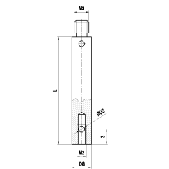 M3 держатель щупов из нержавеющей стали 90°, DS 1 мм, для систем ZEISS A-5004-4561